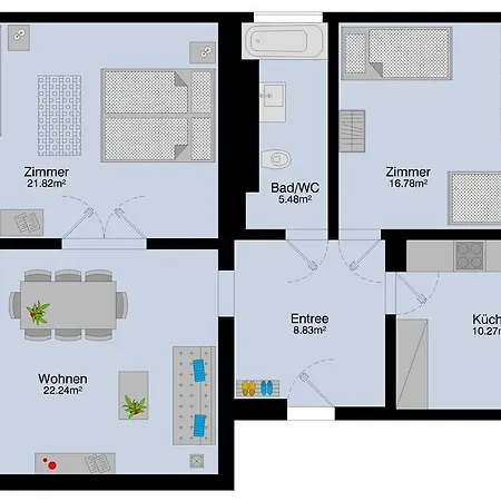 Hitrental Kreuzplatz Apartments Zurich