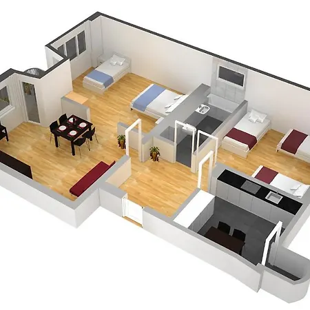 Hitrental Kreuzplatz Apartments Zurich